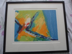 Niet of onleesbaar gesigneerd - Zeefdruk, Abstract werk. kopen? Bied vanaf 1!