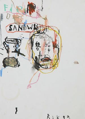 Rik van Iersel - Gemengde techniek op papier, Sandwish kopen? Bied vanaf 60!