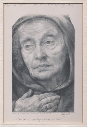 Aart van Dobbenburgh - Lithografie `"Zweven Godskind" bij Tolstoi's Oorlog en Vrede deel II kopen? Bied vanaf 10!