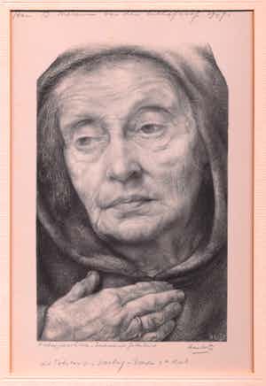 Aart van Dobbenburgh - Lithografie `"Zweven Godskind" bij Tolstoi's Oorlog en Vrede deel II verkocht voor € 10!