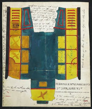 Niet of onleesbaar gesigneerd - Gouache, Lot van vier ontwerptekeningen kopen? Bied vanaf 1!