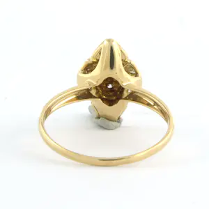 18k gouden ring bezet met briljant geslepen diamant 0.32 ct - rm 16 kopen? Bied vanaf 300!