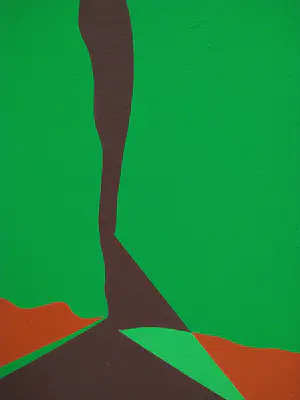 Martien de Kler - Abstract olieverf uit ca. 1980 (groot) kopen? Bied vanaf 95!