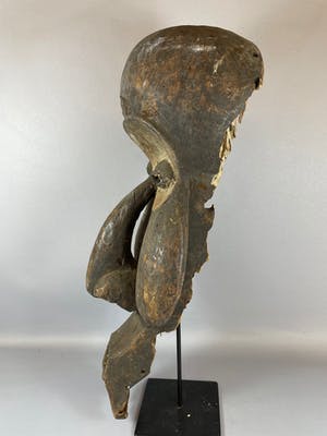 Dogon - Old Tribal used African Suku mask - Congo. kopen? Bied vanaf 45!