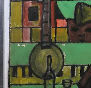 Anton Bolleurs - Olieverf op doek, Muziek nr. 6 - Ingelijst kopen? Bied vanaf 1!