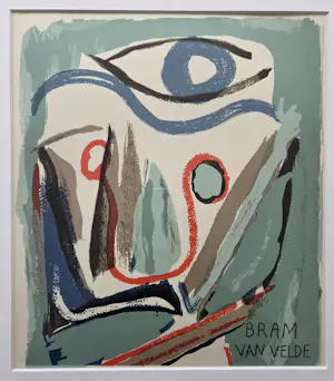 Buy Bram van Velde - Litho. 1952. Derriere Le Miroir.? Bid from 139!