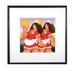 Yvonne Zomerdijk - Zeefdruk, Sweet cherry - Ingelijst kopen? Bied vanaf 35!