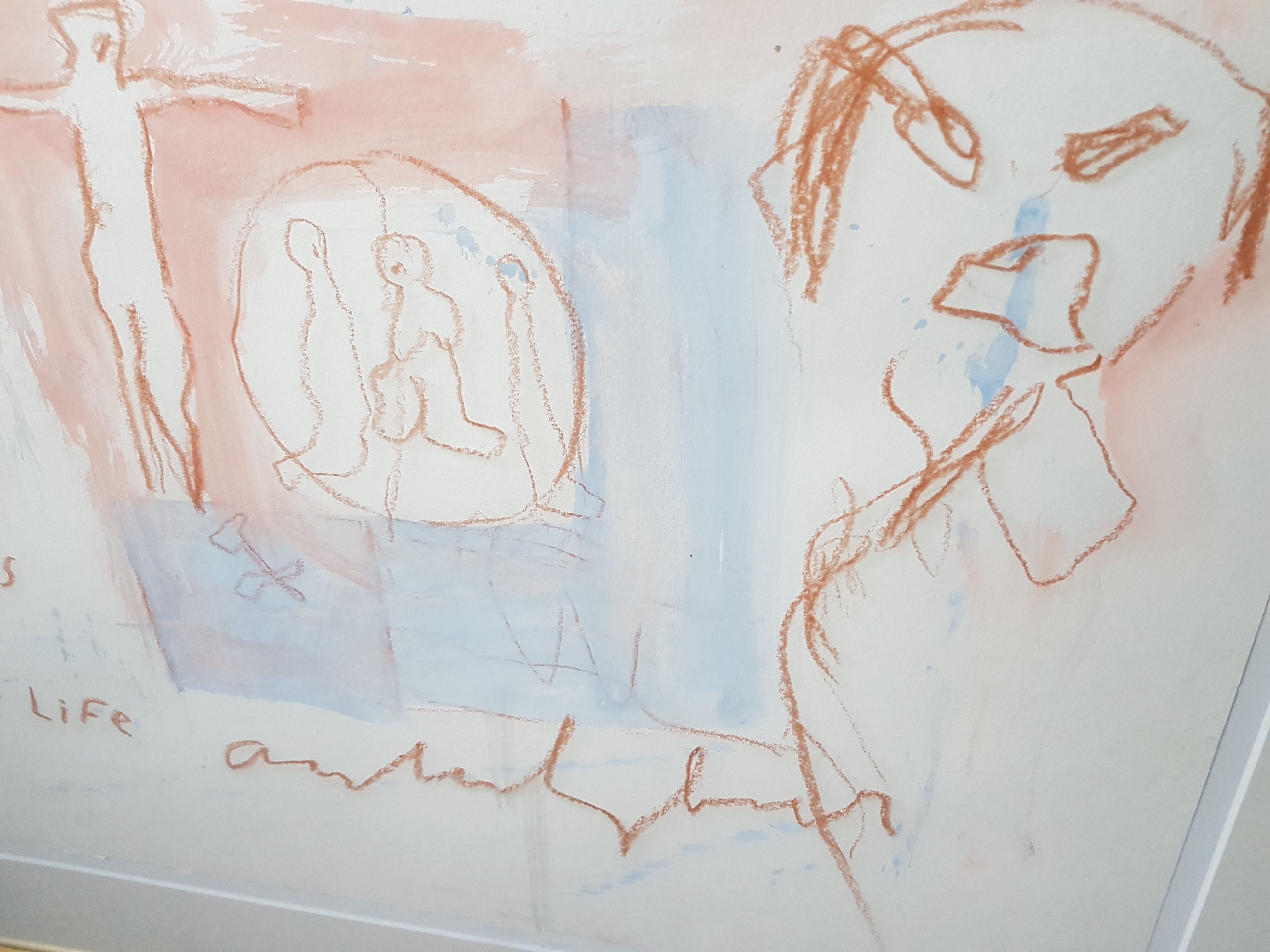 Anton Heyboer - Gemengde techniek, gesigneerd m.o. (ingelijst) kopen? Bied vanaf 149!