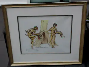 Kees Verkade - Ingelijste litho: "Joie exuberante" I - II - 2008(Nette lijst) kopen? Bied vanaf 150!