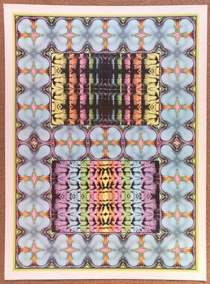 Shinkichi Tajiri - My secret garden no 1, gesigneerde offset kopen? Bied vanaf 75!