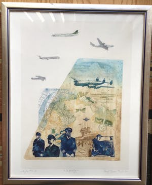 Leentje Linders - 2 etsen “De tijd vliegt” gesigneerd, oplage34/70 kopen? Bied vanaf 80!