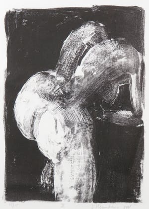 Jeroen Hermkens - Litho, Naakt III kopen? Bied vanaf 70!