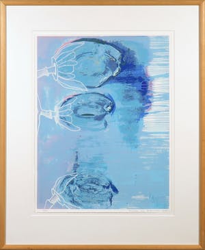 Danielle van Broekhoven - Zeefdruk, Bloemknoppen - Ingelijst kopen? Bied vanaf 1!