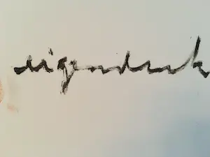 Anton Heyboer - Ets - geen lijst, wel op harde achtergrond kopen? Bied vanaf 75!