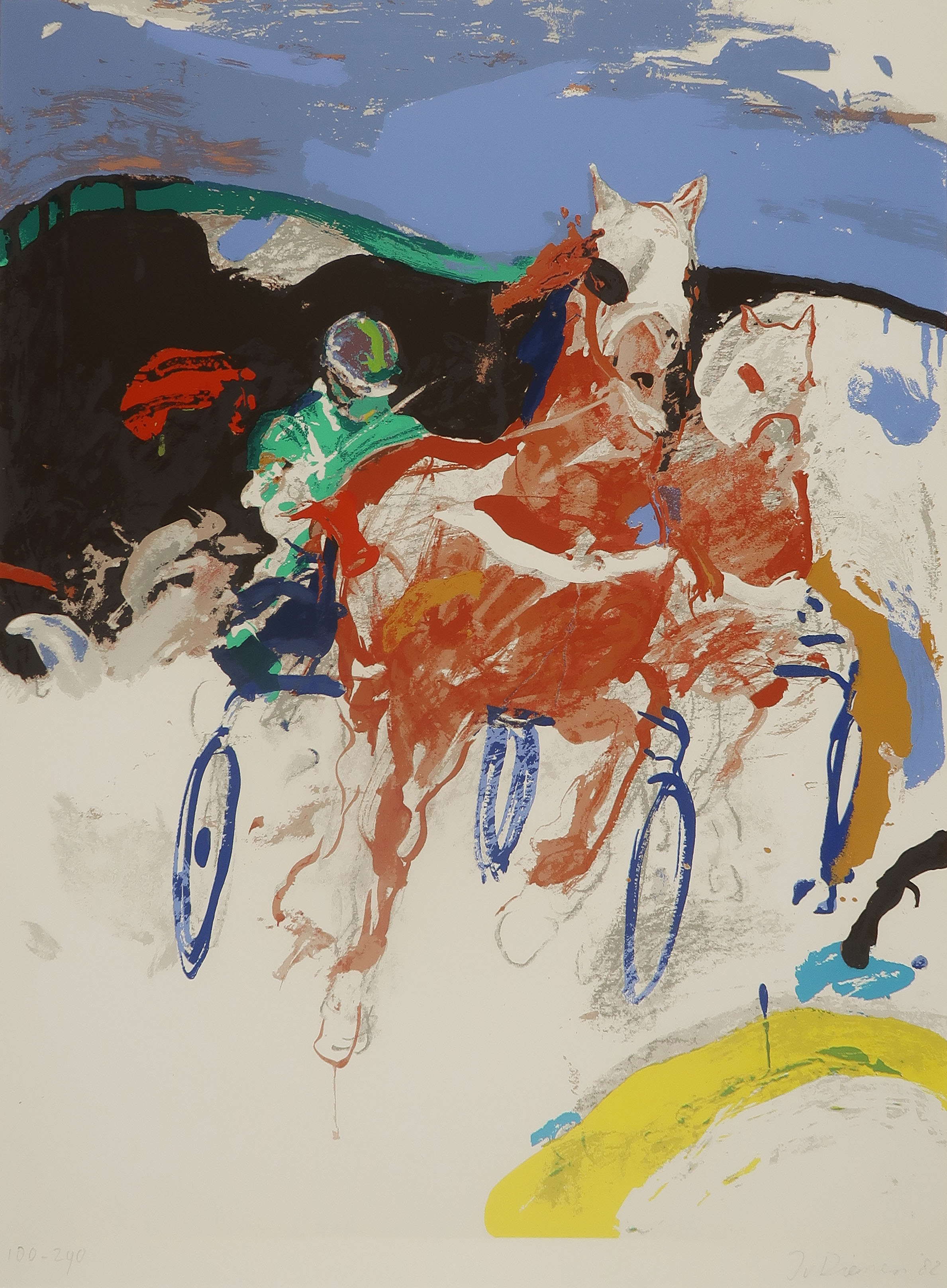 Jan van Diemen - Zeefdruk, Dravers kopen? Bied vanaf 20!