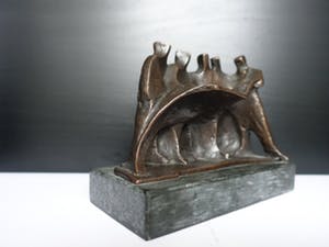Brons (Onbekend) - Zwaar bronzen beeld . kopen? Bied vanaf 155!