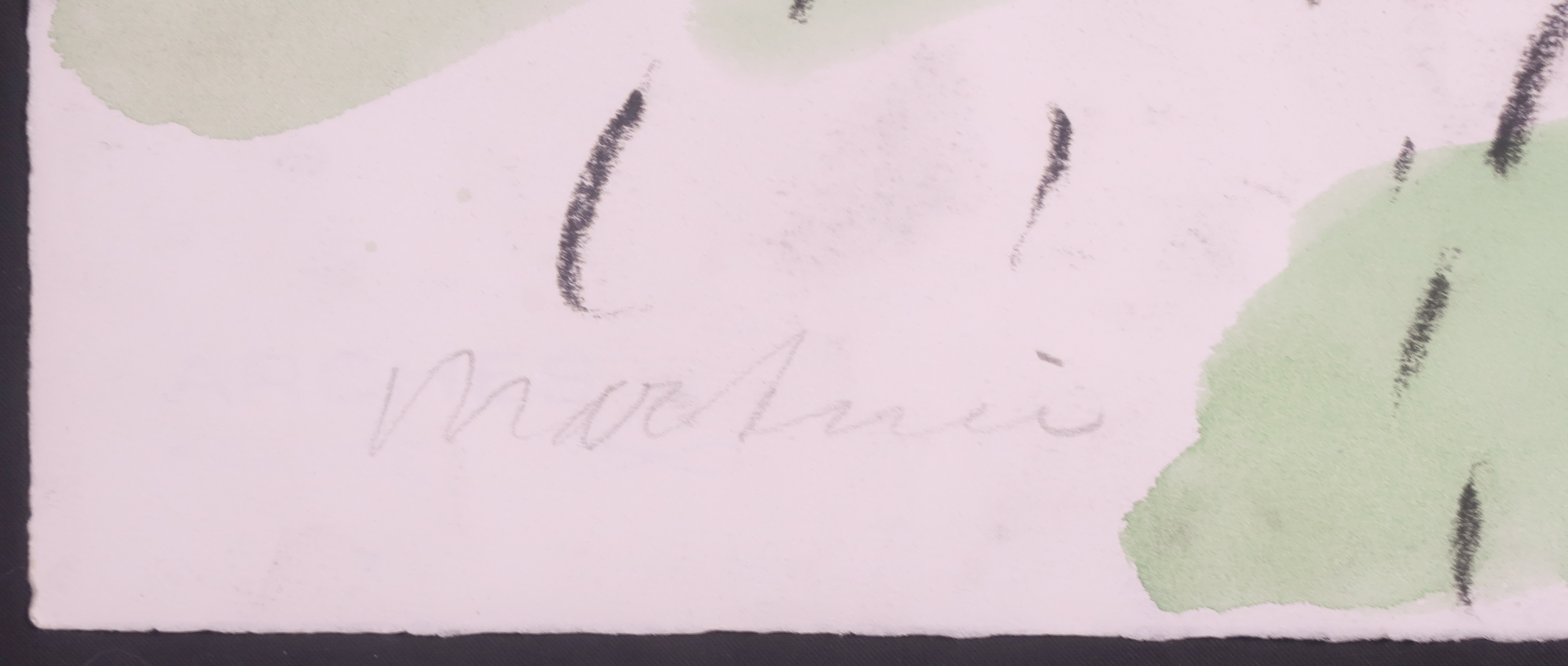 Anton Martineau - Houtskool en aquarel, Zonder titel kopen? Bied vanaf 50!