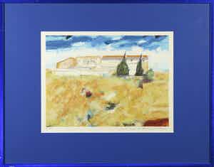 Willem Brauck - Zeefdruk, Suze - Ingelijst verkocht voor € 35!