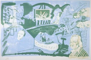 Lucebert - Litho, Empedokles (Groot) kopen? Bied vanaf 100!