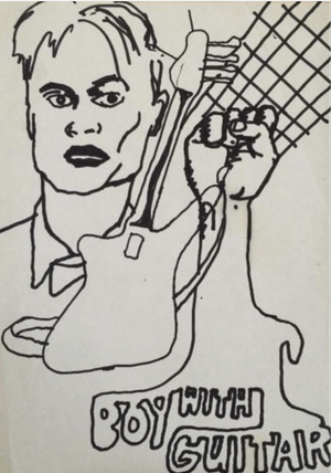 Peter Klashorst - Uniek collectors item Soviet Sex, Boy with Guitar kopen? Bied vanaf 195!