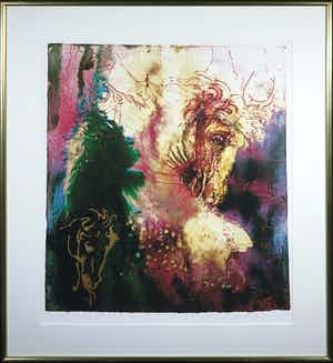 Gerti Bierenbroodspot - Litho, Venice - Ingelijst (Groot) verkocht voor € 50!