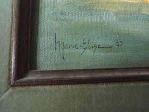 Marie Elise - Olieverf op Doek - 2 Landschappen kopen? Bied vanaf 50!