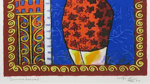 Jacques Tange - Zeefdruk, Summerdressed - Ingelijst kopen? Bied vanaf 50!