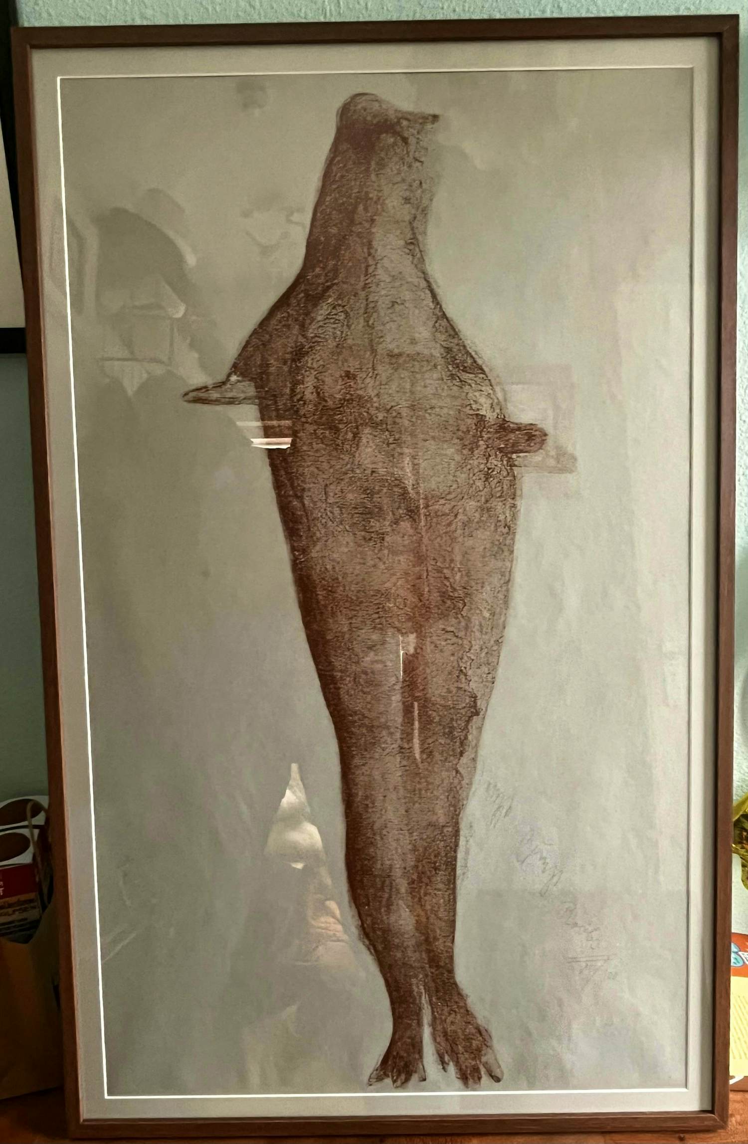 Joseph Beuys - Zeldzame Grote lithografie "Robbe", 11/100 provenance Christie's kopen? Bied vanaf 2200!