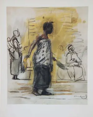 Isaac Israels - Bijzondere uitgave , map met 8 tekeningen in koperdiepdruk , zeldzaam kopen? Bied vanaf 200!