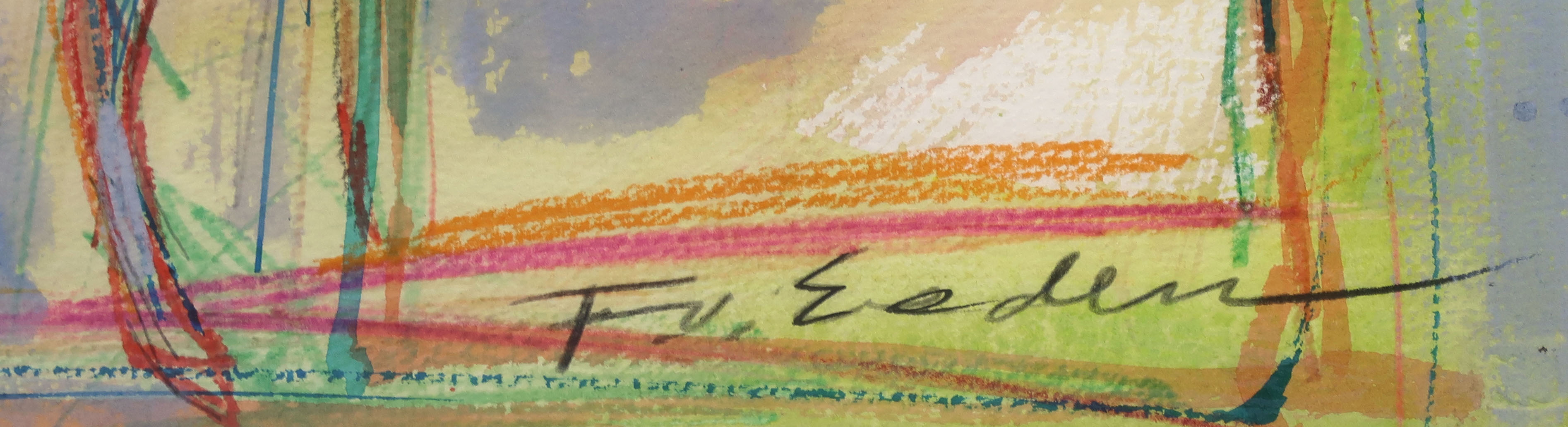 Frits van Eeden - Gemengde techniek op papier, Horses - Ingelijst (Groot) kopen? Bied vanaf 80!