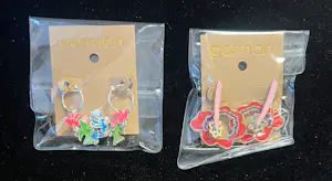 Corneille - Set van 2 kunstenaarsjuwelen : bloemen en vogels kopen? Bied vanaf 85!