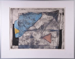 Marjan Smit - Kleurenets, Zonder titel - Ingelijst kopen? Bied vanaf 35!