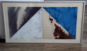 Ger van Elk - Mont Blanc Mountain, gem. techniek van foto en zeefdruk op papier (nette lijst) kopen? Bied vanaf 375!