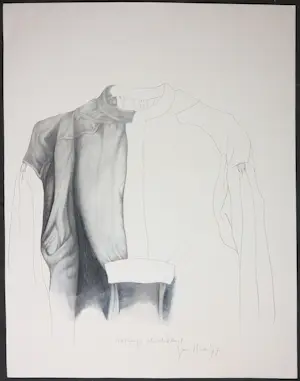 Jan Haas - Potloodtekening, Ontwerp doodskleed kopen? Bied vanaf 1!