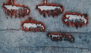 Jan Montyn - kleurenets op papier - abstract landschap kopen? Bied vanaf 110!