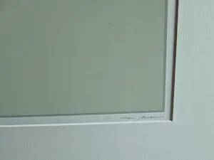 Han Jansen - grote minimalist. zeefdruk "mooi weer palen" - Epr. d'Art. exemplaar - gesign. kopen? Bied vanaf 81!