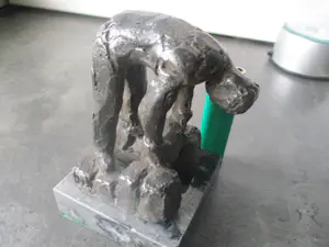 Jaap Hartman - Beeldje van dijkwerker. kopen? Bied vanaf 35!