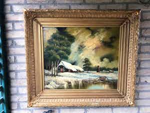 Henner Knauf - Winterlandschap verkocht voor € 50!