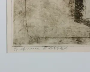 Jan Montyn - Kleurets op papier, D'essai - Ingelijst kopen? Bied vanaf 100!