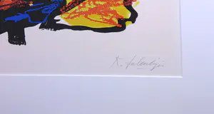 Kees Salentijn - Kleurenlitho, Hommage aan Van Gogh - Ingelijst (Groot) kopen? Bied vanaf 70!