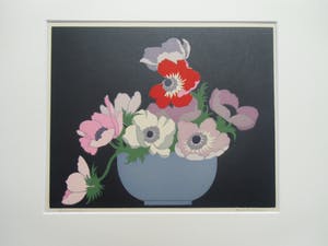 John Hall Thorpe - ANEMONES /// HOUTSNEDE VAN HALL THORPE kopen? Bied vanaf 50!