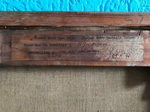 Paul van der Ven - De appelboom schilderij 1953 kopen? Bied vanaf 75!