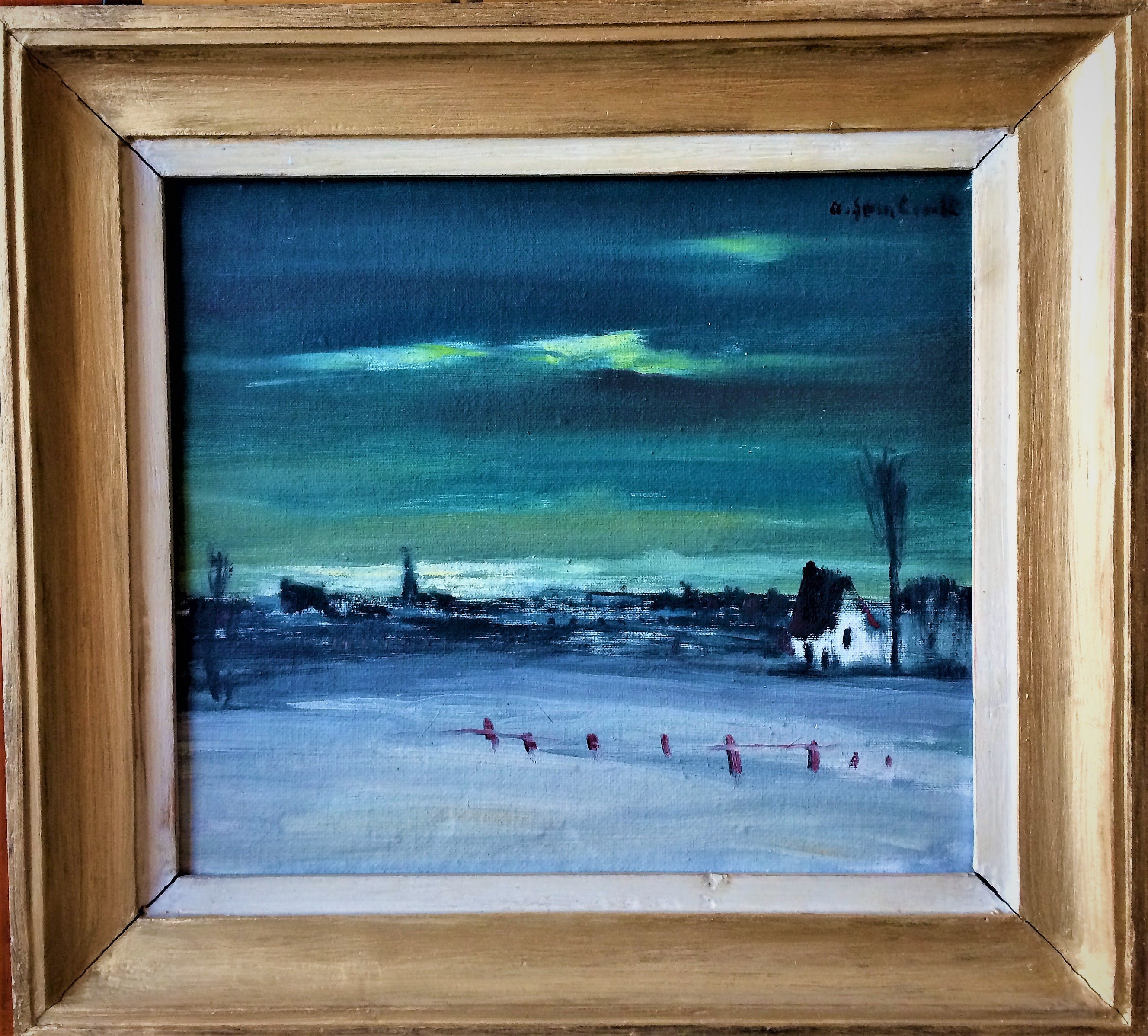 Arthur Lambrecht - (1904 - 1983) - Winterlandschap  kopen? Bied vanaf 49!