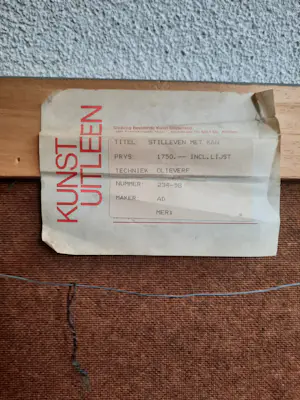 Ad Merx - Stilleven met kan kopen? Bied vanaf 75!