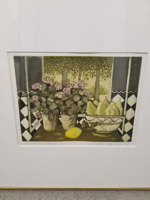 Laetitia de Haas - Ets, Keukentafel. kopen? Bied vanaf 35!