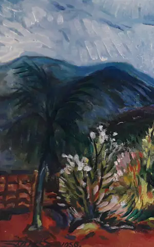 Jacques Mels - Kleurrijk landschap Pirituba in Brazilië kopen? Bied vanaf 45!