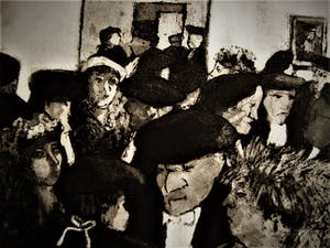 Willy Belinfante - Karikaturale eigen druk ETS "Universitaire receptie" gesigneerd kopen? Bied vanaf 25!