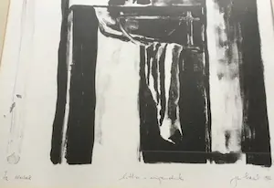 Jan Baas - Wasbak | litho (1/12, eigen druk) - ingelijst kopen? Bied vanaf 59!