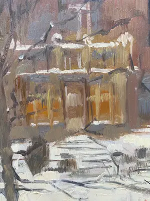 Niet of onleesbaar gesigneerd - villa in winter kopen? Bied vanaf 1!