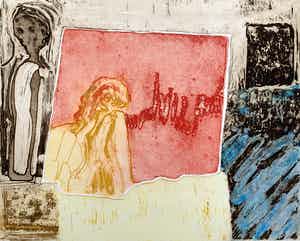 Jan Montyn - kleurenets - 'De nieuwe mens | Interior Cambodga' - 1994 (Kleine oplage) verkocht voor € 140!